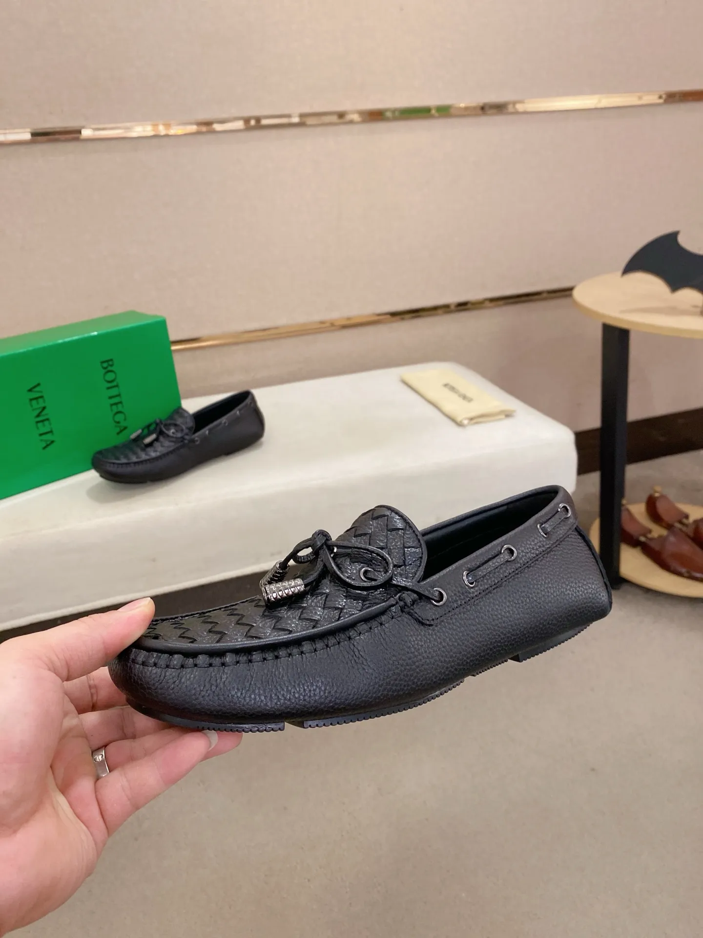 Men's shoes 💰 400💰 (Niu Li + Niu Pad) [BV] latest hot style‼ ️Casual men's shoes, uppers imported deer pattern first-layer cowhide ➕Full imported cowhide lining✔️Exquisite workmanship, excellent foot feel, special rubber soles✔️, cool and fashionable, the latest fashion, fashionable outsole, hurry up. Code number: 38-44 (can be customized to 37.45, non-refundable)